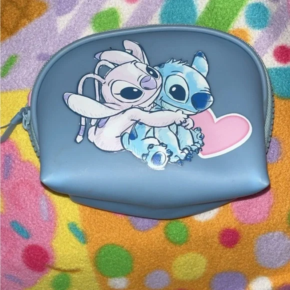 Disney Minnie Mouse Red and Black Polka Dot Bag and stitch bag - Picture 2 of 2